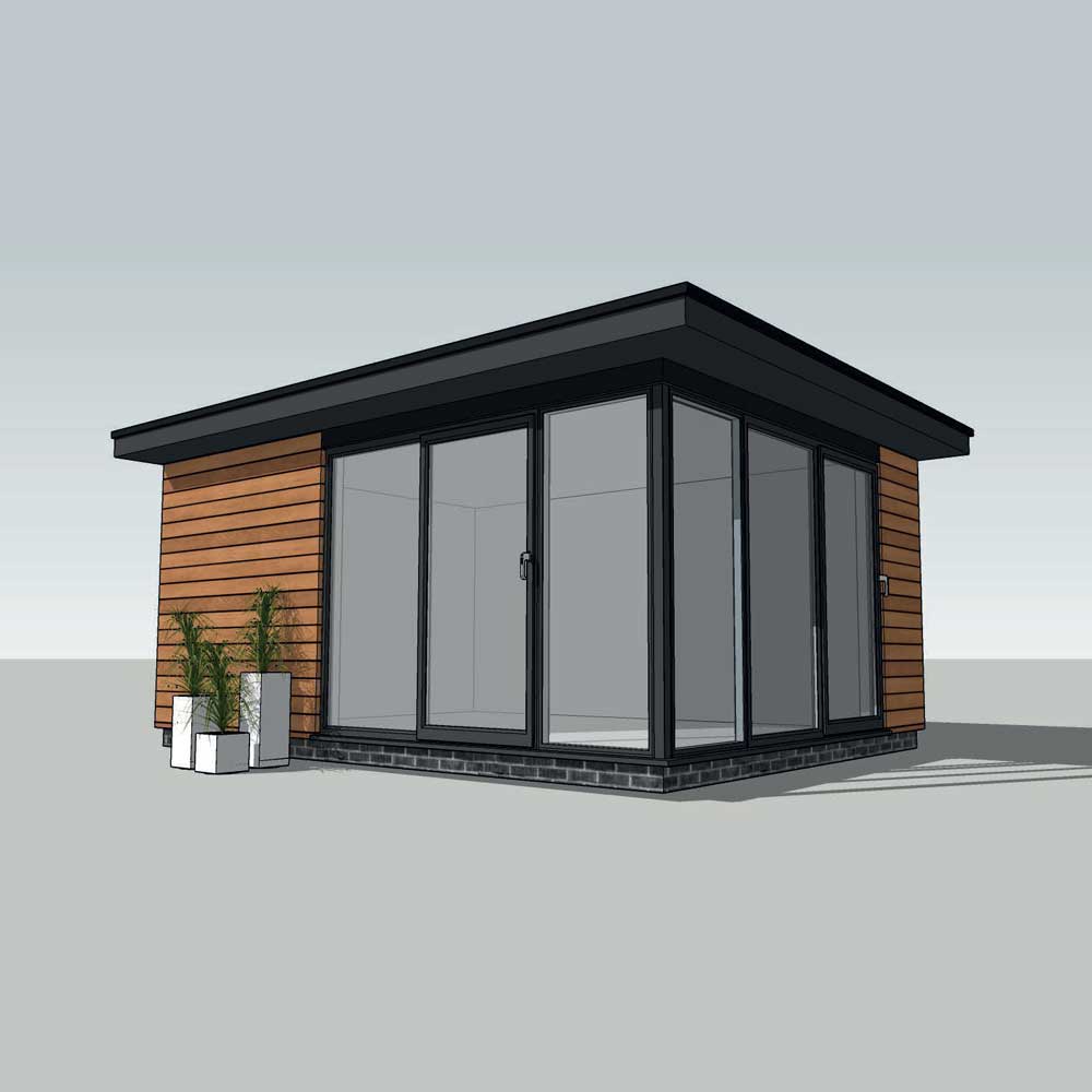 Warmer Roof Garden Room rendered image