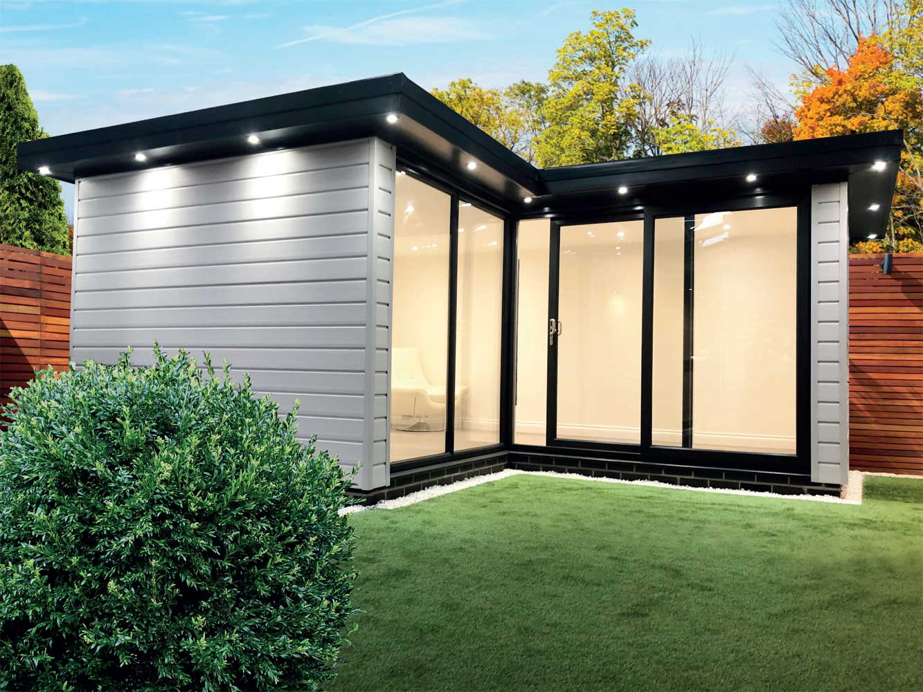Shot of bespoke garden room