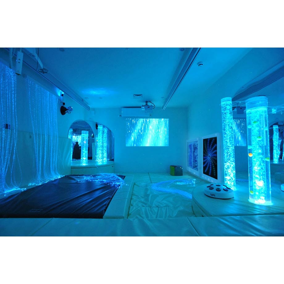 Multi Sensory Room in blue light