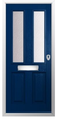 LUDLOW 2 – BLUE glazed door