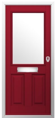 BEESTON – Ruby red glazed door